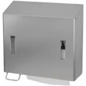 Ophardt hygiene SanTRAL CPU 2 Schaumseifen- und Handtuchpapierspender 1419954 , Edelstahl, geschliffen, L E F