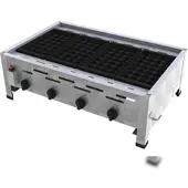 ChattenGlut Takoyaki Gasgrill 4-flammig 18kW Tischgerät Flüssiggas