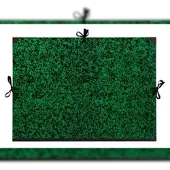 Clairefontaine 5x Zeichenmappe Annonay, Bandverschluss, 52x72cm für 50x70cm - Grün 32800C