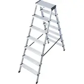 Krause MONTO Stufen-DoppelLeiter Dopplo, Stufen 2 x 7, Arbeitshöhe 3,05 m