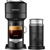 Nespresso VERTUO Next Premium Classic Black & Aeroccino 3 schwarz Vertuo Kaffeemaschine