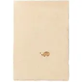 Nobodinoz Babydecke L1N0 Embroid. Winter Blanket French Linen Sand-70 x 140 cm