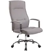 CLP Bürostuhl Portland Mit Kunstlederbezug Oder Stoffbezug Höhenverstellbarer Ergonomischer Bürosessel I Chefsessel Mit Lehne