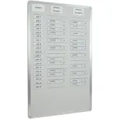 Eichner Einstecktafel »Orga-Easy« für DIN A5-Belege 2-reihig grau