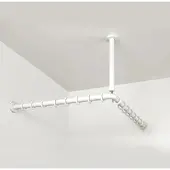 Sonstige Verlage pba 01 Duschvorhangstange, 1200x1200 X440mm L- Form mit DA aus Nylon