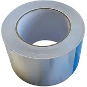 Vago-Tools Aluminiumband Aluklebeband Klebeband 100mmx50m Isolierung 1 Rolle