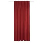 HOMEbasics Verdunklungsschal ¦ rot ¦ Maße (cm): B: 135