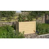 Karibu Hochbeet naturbelassen 650x980x640 mm Hochbeet Pflanzkasten Frühbeet Gartenbeet