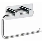 BRILLANTBAD BEASY Toilettenpapierhalter Edelstahl poliert 42x145x100 mm für Bad & WC >> zum Kleben