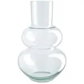 Möbel Kraft Vase , transparent/klar , Glas , Maße (cm): H: 30 Ø: 19