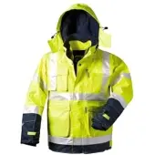 Elysee Arbeitsjacke Benjamin 2-in-1, 22706-1, Warnschutzjacke, signalgelb, wasserdicht, Größe M