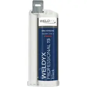 GLUETEC WIKO 100979 - 2K Methylacrylatklebstoff, schwarz, 50 ml
