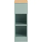 SoBuy FBT111-GR Nachttisch Grün 20x35x60 cm - Kompakter Beistelltisch mit Schublade