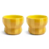 &Klevering - Circus Becher 200 ml, gelb (2er-Set)