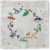 Mank Tissue Serviette Brenda, 33 x 33 cm, 3-lagig, 100 Stück