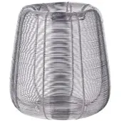 Edzard Windlicht Kurt (H√∂he 24 cm), Silber, Edelstahl vernickelt