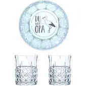 Nachtmann Whiskyglas mit Gravur Du Wirst Opa, 2er Set