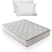 Dagostino Home Matratze 135x190, Höhe 25cm + 2 Kissen