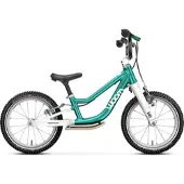 Woom GO 1+ Laufrad 14" metallic turquoise