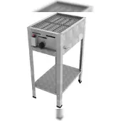 ChattenGlut Professional Gastrobräter 1-flammig Standgerät 4,5kW und Edelstahlrost