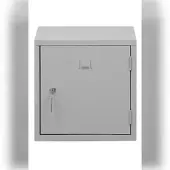 Proregal Würfelschrank Monkey | HxBxT 38x38x38 cm | Zylinderschloss | Grau