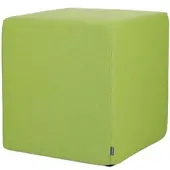 Jan Kurtz Pouf Sitting, 100% Polyester Bezug, modern, grün, quadratisch, bequemer Sitz für drinnen