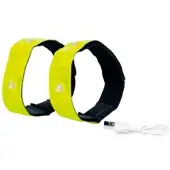 Kraft I- GLOW LED Reflektorband wiederaufladbar 2er -Set