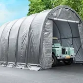 GreenYard Folien Autogarage, ca. 420 x 605 x 365 cm - Grau