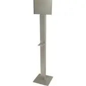 JM Metzger COSMOS Hygienestation für Desinfektionsmittelspender BS1000 , Farbe: Edelstahl