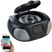 VR-Radio Mobile Stereo-Boombox mit DAB+/FM, Bluetooth, CD, AUX, 10 Watt