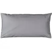Möve Kissenbezug MÖVE "Luxery", grau, B:80cm L:40cm, Satin, Obermaterial: 100% Baumwolle, Kissenbezüge, Kissenbezug, mit elegantem Zierstick