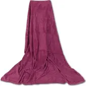Bestgoodies Mikrofaser Decke altrose - pflaume 220x240 cm