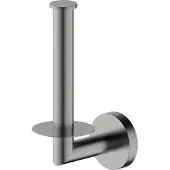 Evenes Reservepapierrollenhalter Eldrid, senkrecht eckig, Messing Gunmetal
