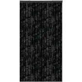 Arsvita Flauschvorhang 80x185 cm Unistreifen schwarz