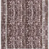 Arsvita Flauschvorhang 80x185 cm Meliert beige - braun