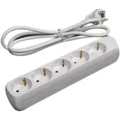 Lex 2er Set 5-fach Steckerleiste Steckdosenleiste Mehrfachstecker Stromleiste : 5-fach