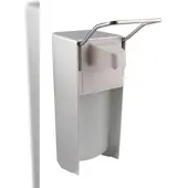 CleanSV Desinfektionsspender Seifenspender 500 ml Aluminium mit Euroflasche,