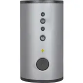 TML Edelstahl-Solar-Warmwasserspeicher DSFI 300, mit 2 Wärmetauschern, Inhalt 290 Liter