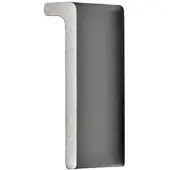 Authentics Hausnummer Entrance grau, Designer Jehs + Laub, 0.8x10x5.5 cm