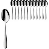WMF Kaffeelöffel Professional Sara, 13,2 cm, Edelstahl 18/0, silber poliert, 12 Stück