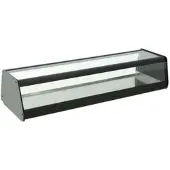 EURAST Neutrale präsentationsvitrine mit flachglas - 1455x400x250 mm - 13RPN144