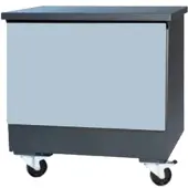 EURAST - Holzkohletisch mit rädern - 1650x500x760 mm - 52535377