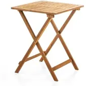 Prestige Home Living Outdoor Gartenklapptisch aus Akazienholz ca. 58 x 58 x 74 cm FSC