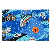 Excelsa Fußmatte Aboriginal Kokosnuss 60x1,5x40 cm Bunt