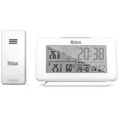 Mebus Wetterstation 40690, Funk, digital, mit Außensensor, Wettervorhersage, LC-Display & 3 Messwerten