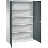 C+P Büroschrank Acurado, 1950x1200x400mm, 7035/7016