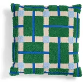 &Klevering - Plano Kissen 40 x 40 cm, blau / grün