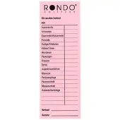 Rondo Bedienungsblöcke 10 Stück á 100 Blatt - Rosa