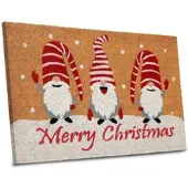 NYVI Fußmatte Christmas - Rutschfest, Hygienisch, Leicht zu Reinigen, für Innen und Außen Größe:40x70 cm;Farbe:Christmas 1