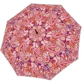 Doppler Regenschirm Fiber Flex AC Paisley Berry
